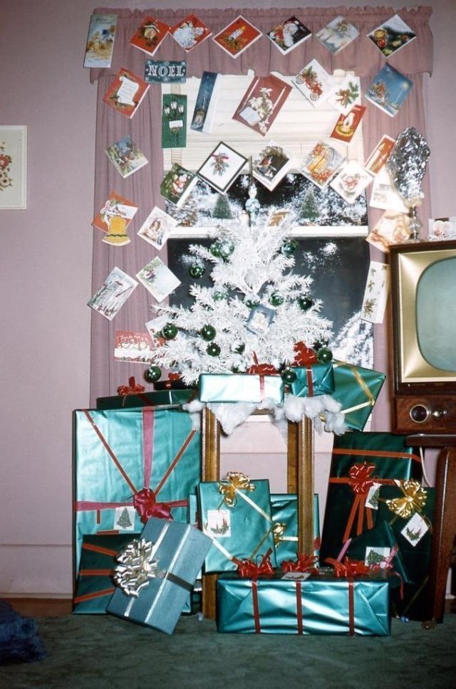 Christmas House Interior 1950s and 1960s 39 25 zdjęć pokazujących, jak wyglądały świąteczne dekoracje w latach 50. i 60.