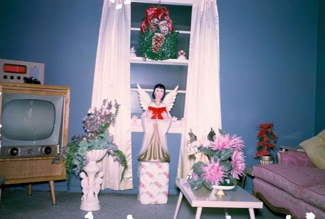 Christmas House Interior 1950s and 1960s 34 25 zdjęć pokazujących, jak wyglądały świąteczne dekoracje w latach 50. i 60.