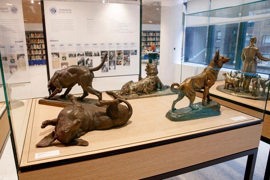 Rzeźby przedstawiające psy
