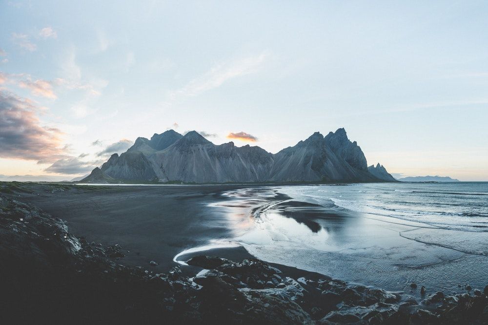Malowniczy widok krajobrazu islandii