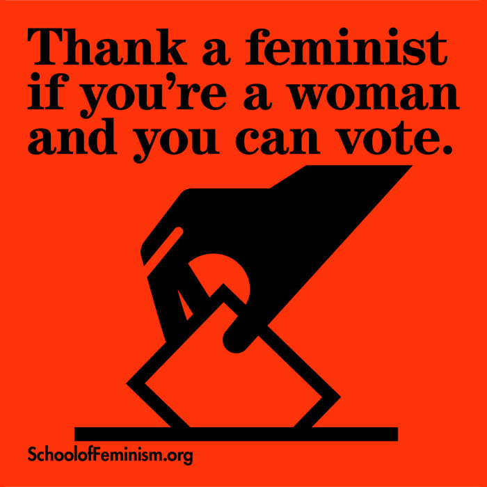 international women day thank feminist equality rights 1 5c8232054128c png 700 21 plakatów pokazujących najważniejsze osiągnięcia feministek w walce o prawa kobiet