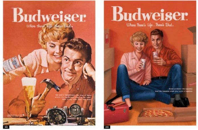 Vintage reklama piwa