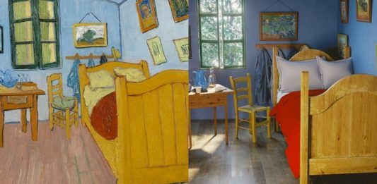 Pokój Van Gogha na obrazie i w rzeczywistości