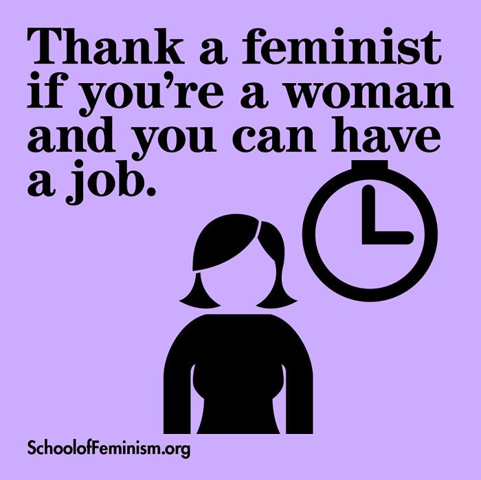 international women day thank feminist equality rights 4 5c82320b1e67d png 700 21 plakatów pokazujących najważniejsze osiągnięcia feministek w walce o prawa kobiet