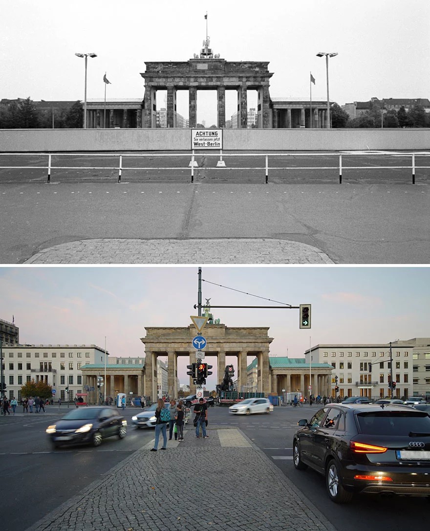 Reunification 1979 2018 25 zdjęć pokazujących, jak zmienił się Berlin na przestrzeni lat