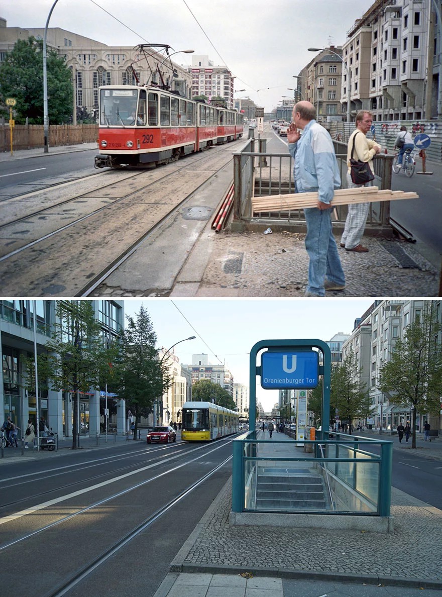 The Trains They Are Changing 1990 2018 25 zdjęć pokazujących, jak zmienił się Berlin na przestrzeni lat