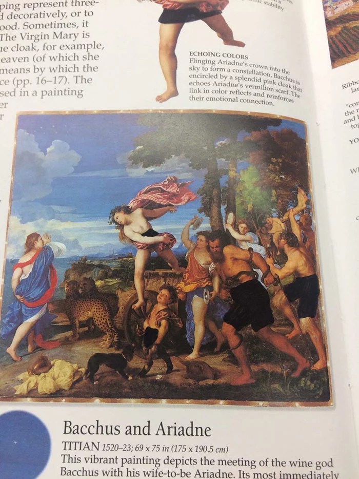 classical art book nudity censored baptist college 4 5cc2aba90cf52 700 Jedna z katolickich szkół wprowadziła do albumu z arcydziełami malarstwa cenzurę