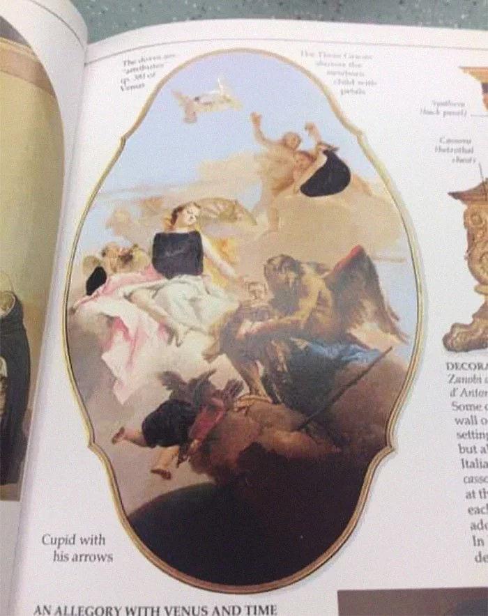classical art book nudity censored baptist college 8 5cc2abb5b0cdc 700 Jedna z katolickich szkół wprowadziła do albumu z arcydziełami malarstwa cenzurę