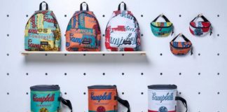 Plecaki, torby i nerki z puszką Andy'ego Warhola