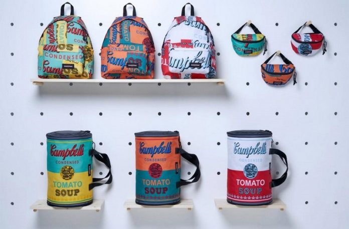 Plecaki, torby i nerki z puszką Andy'ego Warhola
