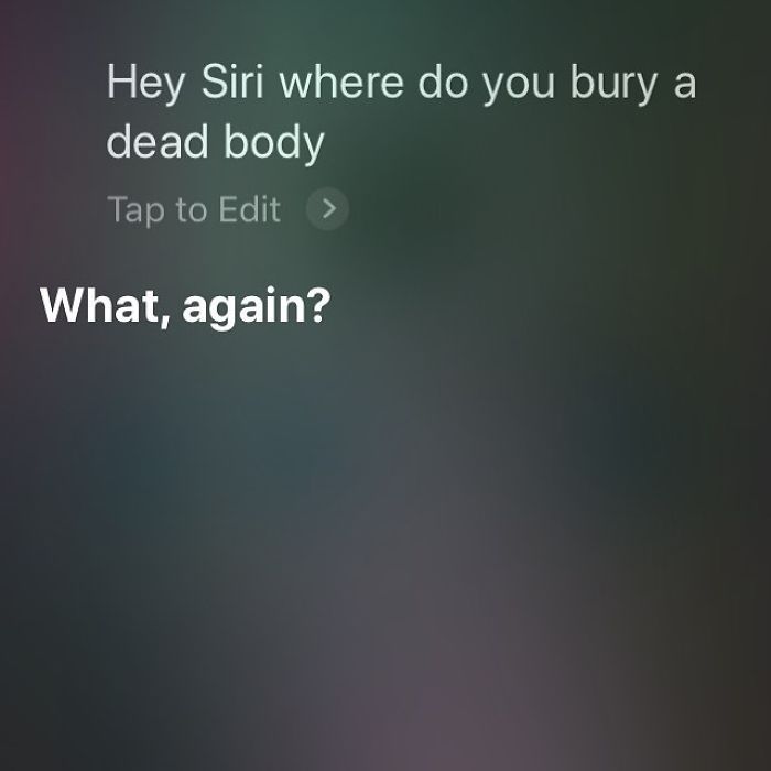 Pytanie do Siri: Gdzie pochować ciało?
