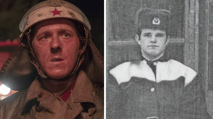 Adam Nagaitis As Vasily Ignatenko A Pripyat Firefighter 12 zdjęć porównujących bohaterów serialu „Czarnobyl” z prawdziwymi postaciami