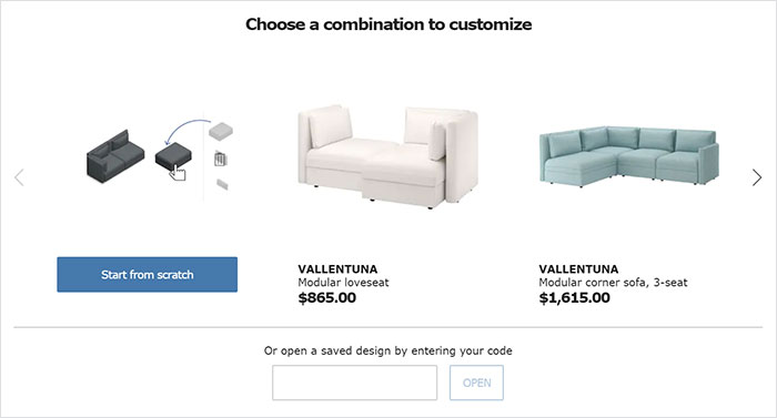 ikea planning tool building couch option responses 1 IKEA udostępniła narzędzie do samodzielnego projektowania kanapy. Efekty przerosły oczekiwania