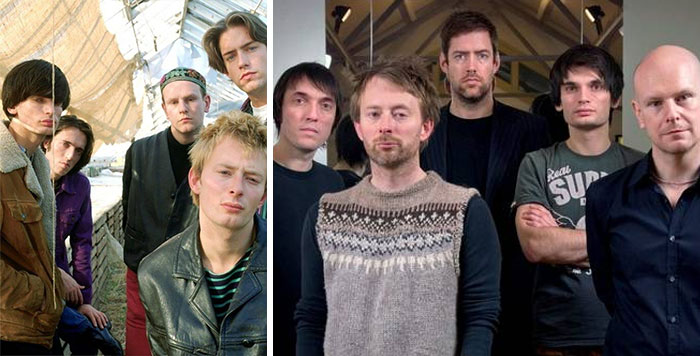 Radiohead młodzi i u szczytu kariery