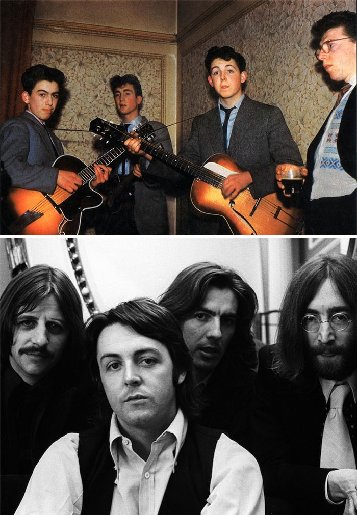 The Beatles młodzi i u szczytu kariery
