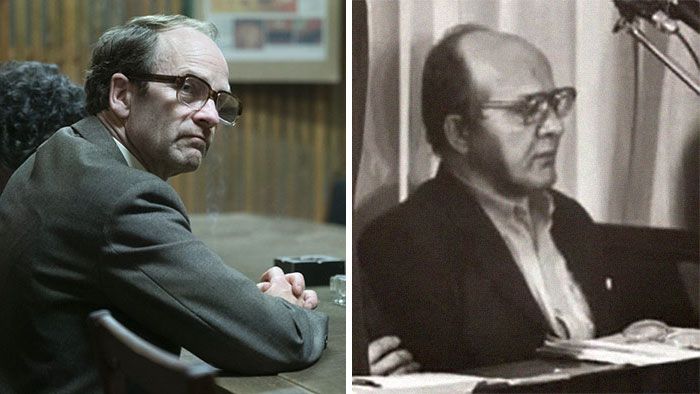 Adrian Rawlins As Nikolai Fomin Chief Engineer 12 zdjęć porównujących bohaterów serialu „Czarnobyl” z prawdziwymi postaciami
