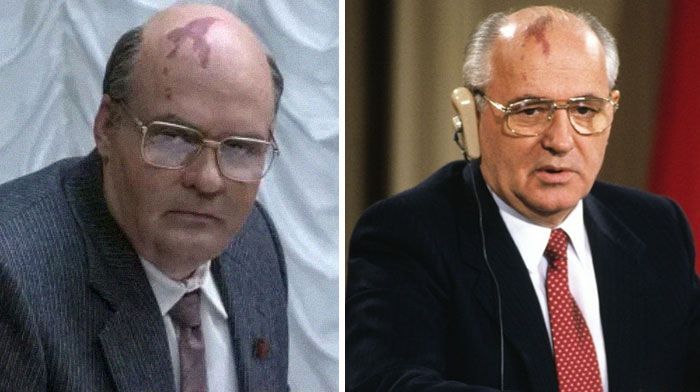 David Dencik As Mikhail Gorbachev 12 zdjęć porównujących bohaterów serialu „Czarnobyl” z prawdziwymi postaciami