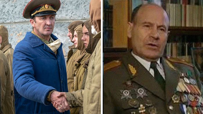 Ralph Ineson As General Nikolai Tarakanov Commander Of The Chernobyl Liquidators 12 zdjęć porównujących bohaterów serialu „Czarnobyl” z prawdziwymi postaciami