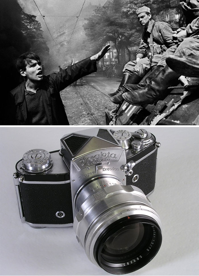 Invasion 68 Prague By Josef Koudelka 1968 Exacta 20 najbardziej rozpoznawalnych w historii zdjęć i aparaty, którymi zostały zrobione