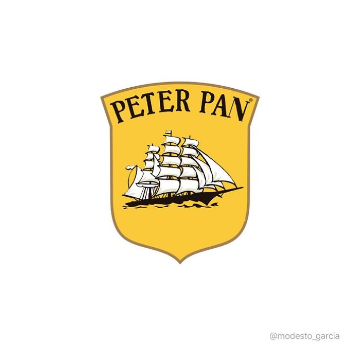 Peter Pan Cutty Sark Artysta przerobił logotypy popularnych marek na filmy Disneya