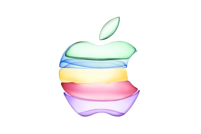 Wielokolorowe logo Apple