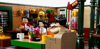 Scena z serialu Przyjaciele odtworzona klockami LEGO