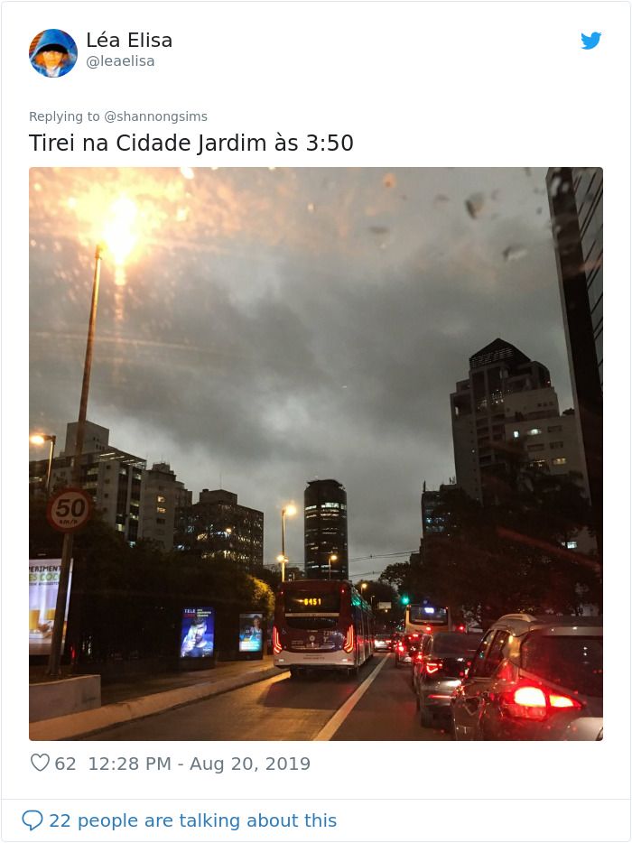 1163790006328184838 png 700 Apokaliptyczne zdjęcia z Sao Paulo. Warstwa czarnego dymu z pożarów lasów amazońskich całkowicie zakryła słońce