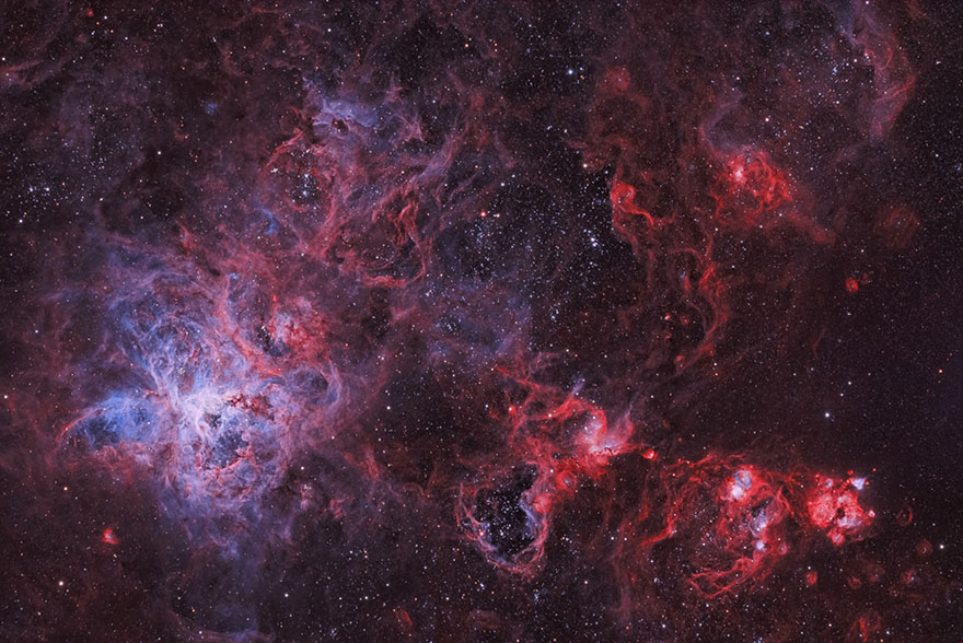 Ngc 2070 The Tarantula Nebula By Thomas Klemmer 30 najlepszych zdjęć z konkursu Astronomy Photographer of the Year, czyli fotografii dosłownie nie z tego świata