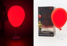 Lampka w kształcie czerwonego balona