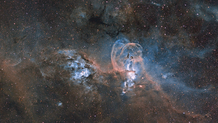 Statue Of Liberty Nebula By Ignacio Diaz Bobillo 30 najlepszych zdjęć z konkursu Astronomy Photographer of the Year, czyli fotografii dosłownie nie z tego świata