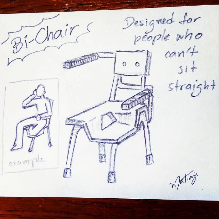 B0YfCHAAHIe png 700 Ojciec zbudował dla swojej córki „biseksualne krzesło”, które w humorystyczny sposób walczy ze stereotypami