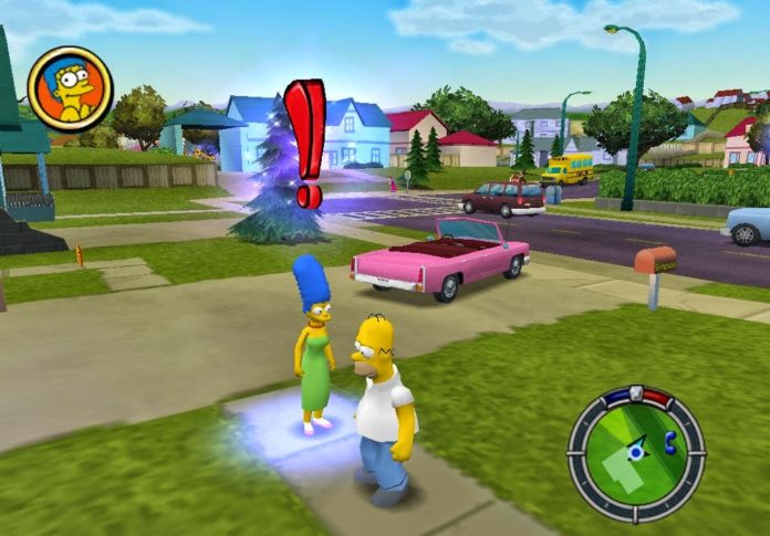 Kadr z gry The Simpsons Hit and Run