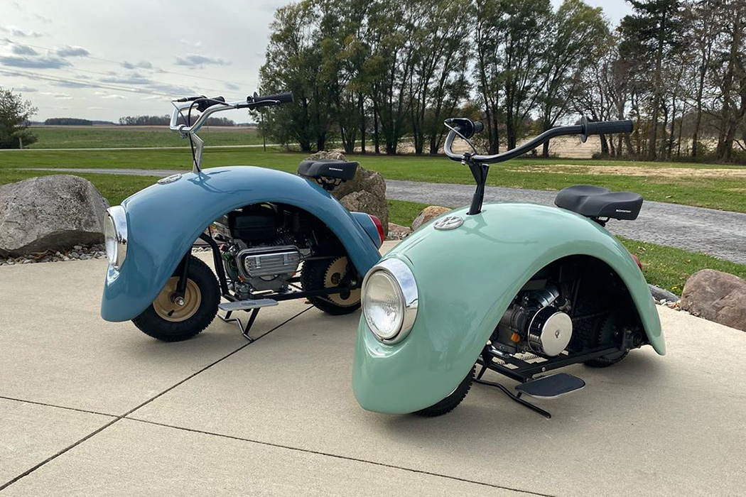 Dwa mini-motocykle