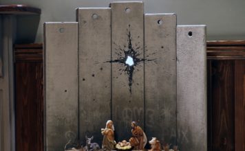 Szopka bożonarodzeniowa od Banksye'go