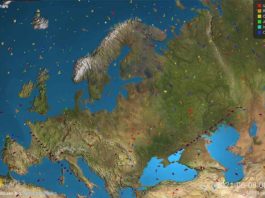 Satelity online nad Europą