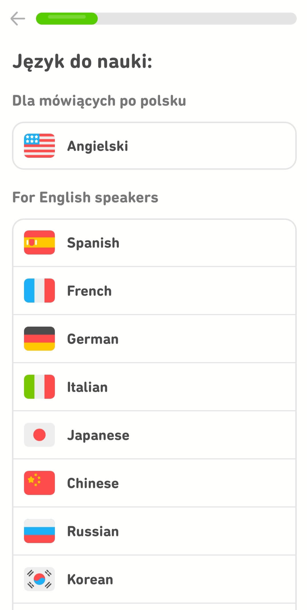 Screenshot 20211005 175043 Duolingo Aplikacje do nauki angielskiego - najlepsze apki do nauki języka