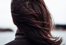 włosy kobieta tyłem