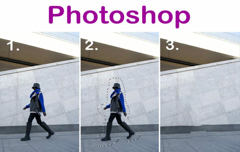 Photoshop usuwanie elementu ze zdjęcia