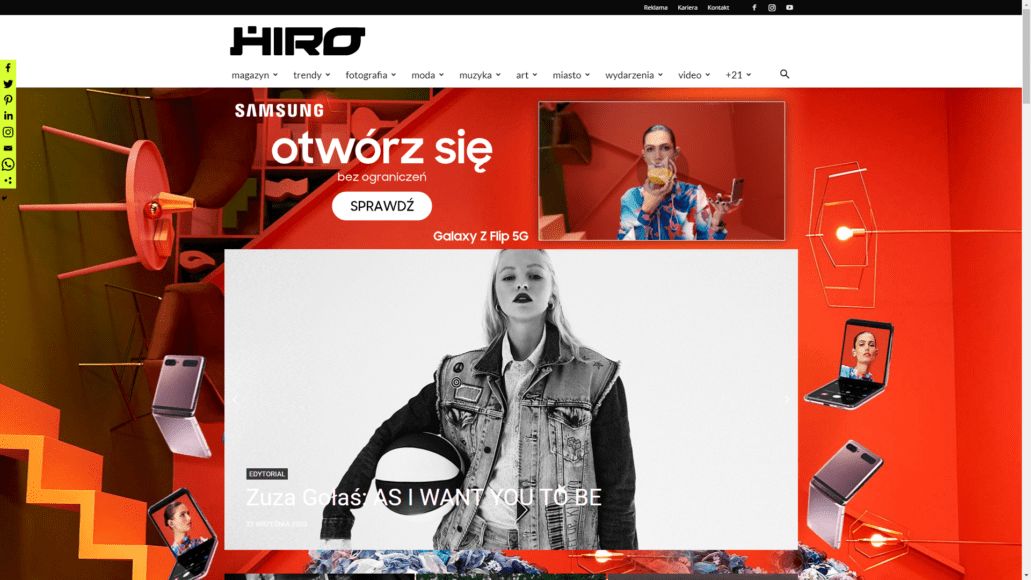 reklama kampania display HIRO HIRO.pl