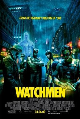 Watchmen film poster Superbohaterowie. 7 najważniejszych grup superbohaterskich