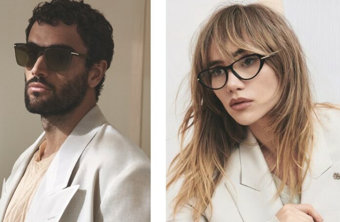 Matteo Berrettini i Suki Waterhouse w okularach BOSS EYEWEAR